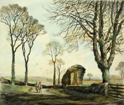 Friendly Meeting (Restrike Etching) art print by Graham Clilverd