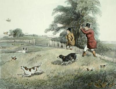Partridge Shooting PL. III (Restrike Etching) art print by Henry Alken