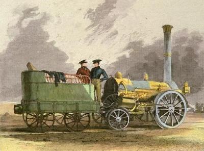 The Northumbrian Engine (Restrike Etching) art print by I. Shaw