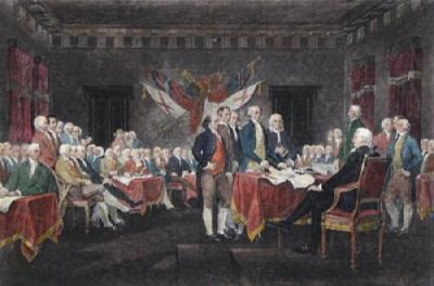 Declaration of Independence (Restrike Etching) art print by I. Turnbull
