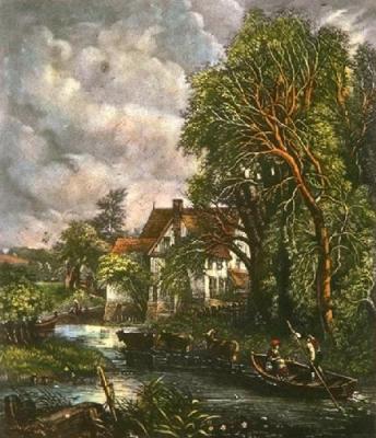 The Valley Farm (Restrike Etching) art print by John Constable