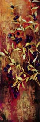 Sienna Berries I art print by Liz Jardine
