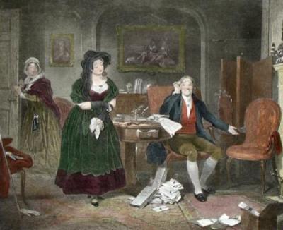 A Candidate for the Place (Restrike Etching) art print by R. Stephanoff
