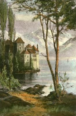 Castle of Chillon (Restrike Etching) art print by Smith