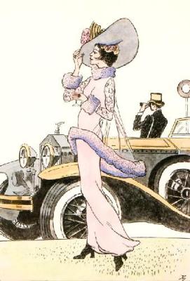 Ascot (Art Deco) (Restrike Etching) art print by Terence Gilbert