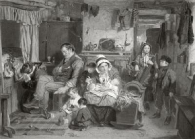 From Dawn to Sunset (Restrike Etching) art print by Thomas Faed