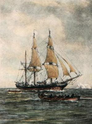 New Bedford Whaler (Restrike Etching) art print by Wilde Parsons