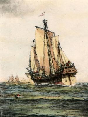 Santa Maria, The (Restrike Etching) art print by Wilde Parsons