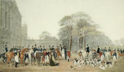 The Meet at Badminton (Restrike Etching)