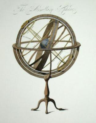 Armillary Sphere (Restrike Etching) art print by Anonymous