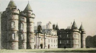 Edinburgh, Holyrood Place (Restrike Etching) art print by Anonymous
