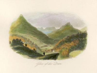 Glen of the Down (Restrike Etching) art print by Anonymous
