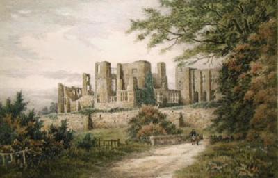 Kenilworth Castle (Restrike Etching) art print by Anonymous