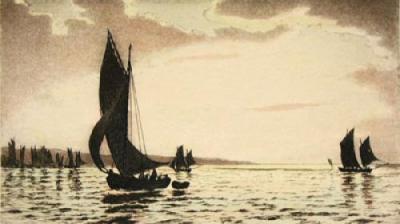 Sea Scapes Pl. IV (Restrike Etching)