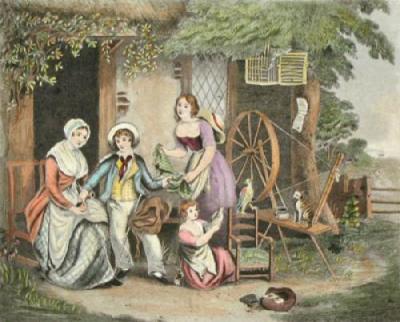 The Sailor Boys Return (Restrike Etching) art print by Anonymous
