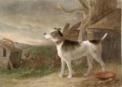 The Disturbed Watchman (Restrike Etching) art print by Charles Hancock