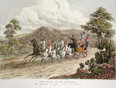 One Mile from Gretna (Restrike Etching) art print by Charles Newhouse