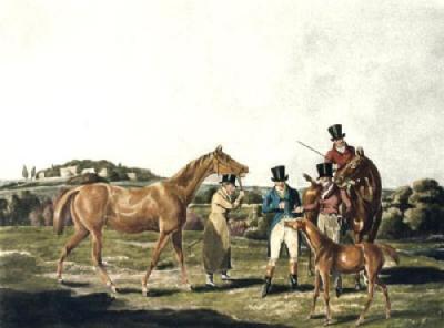 The Foal (Restrike Etching) art print by Henry Alken
