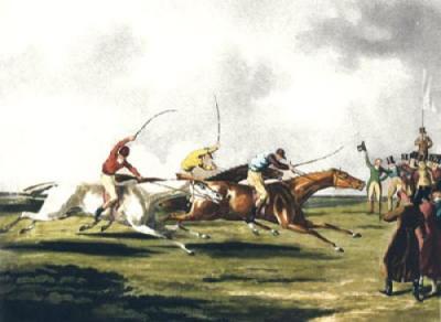 The Racer (Restrike Etching) art print by Henry Alken