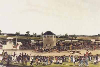 Ascot Heath Races (Restrike Etching) art print by James Pollard