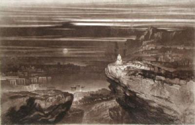 The Last Man (Restrike Etching) art print by John Martin