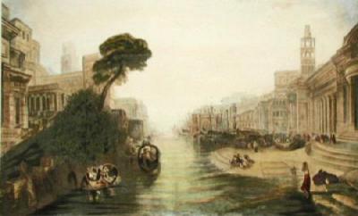 Did's Fleet at Carthage (Restrike Etching) art print by Joseph Mallord William Turner