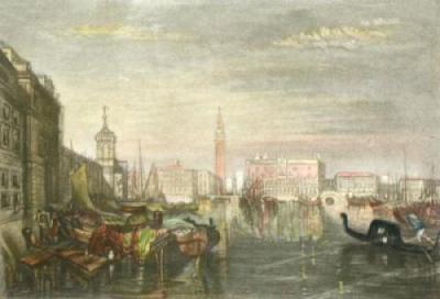 Grand Canal, Venice (Restrike Etching) art print by Joseph Mallord William Turner