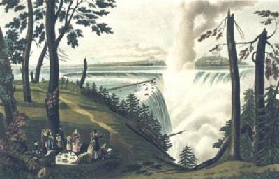 Falls of Niagara, Pl. VI (Restrike Etching) art print by L. Col Cockburn