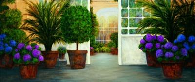 Potted Garden art print by Montserrat Masdeu