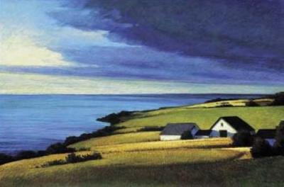 Passing Storm, Prince Edward Island art print by Sandy Wadlington