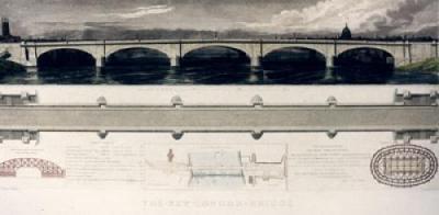 The New London Bridge (Restrike Etching) art print by Thomas Walker