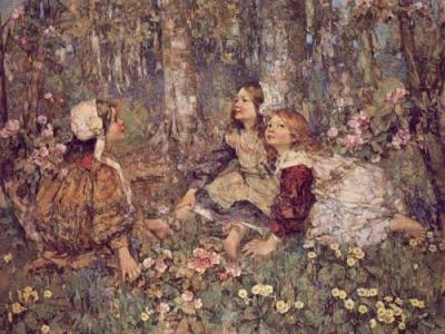 Music Of The Woods art print by Edward Atkinson Hornel