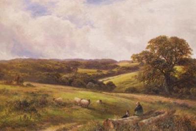 The Shepherd's Rest art print by George Turner