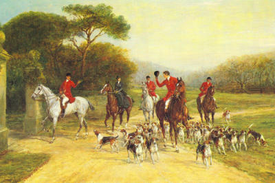The Finish art print by Heywood Hardy