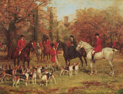The Meet art print by Heywood Hardy
