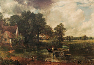 The Haywain art print by John Constable