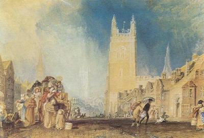 Stamford, Licolnshire art print by Joseph Mallord William Turner