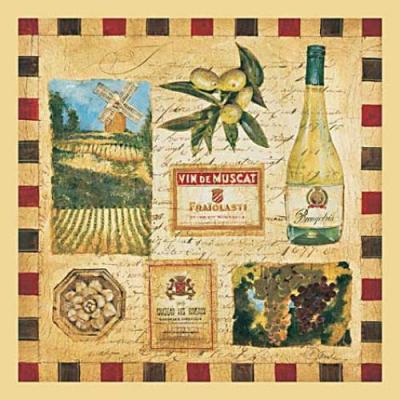 From the Wine Land II art print by Liz Jardine