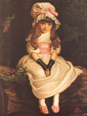 Cherry Ripe art print by Sir John Everett Millais