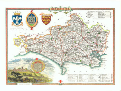 Dorset art print by Thomas Moule