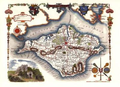 Isle Of Wight art print by Thomas Moule