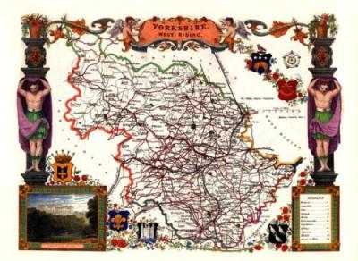 Yorkshire W.R. art print by Thomas Moule
