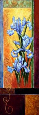 Iris art print by Jill Deveraux