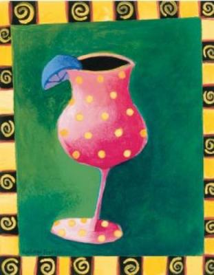 Cocktail Whimsy I art print by Kathryn Fortson