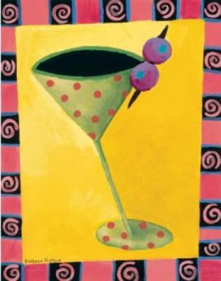 Cocktail Whimsy II art print by Kathryn Fortson