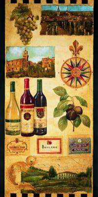 Wine Country I art print by Liz Jardine