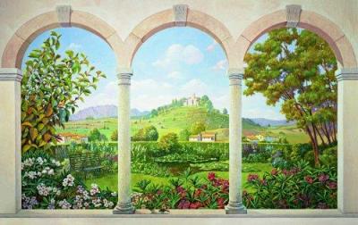 Loggiato art print by Andrea Del Missier