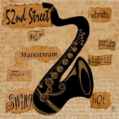 52nd Street Sound art print by Anji Allen