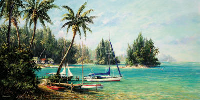 Island Cove art print by Art Fronckowiak
