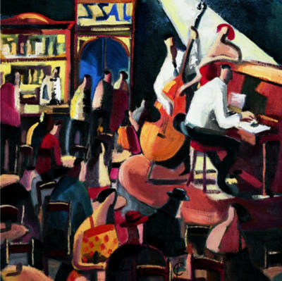 El Piano art print by Didier Lourenco